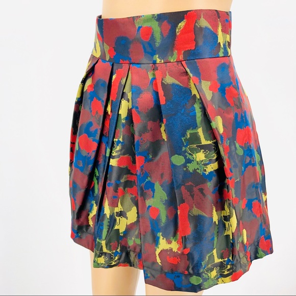 Twenty One Paint Stroke Puff Mini Skirt - Picture 3 of 8